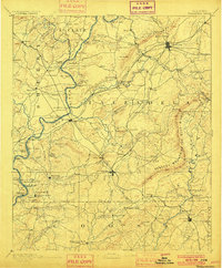 Talladega 1892 topographic map thumbnail