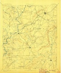 Talladega 1892 topographic map thumbnail
