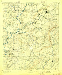 Talladega 1892 topographic map thumbnail