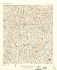 Wedowee 1899 topographic map thumbnail