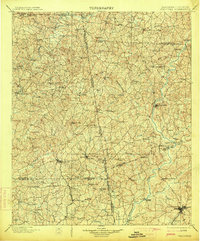 Wedowee 1902 topographic map thumbnail
