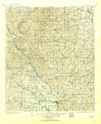 Wetumpka 1901 topographic map thumbnail