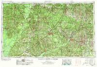 Andalusia 1953 topographic map thumbnail