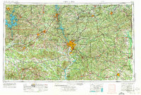 Phenix City 1955 topographic map thumbnail