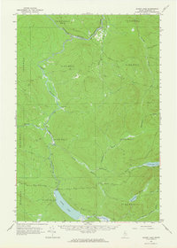 Baker Lake 1962 topographic map thumbnail