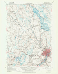 Bangor 1955 topographic map thumbnail