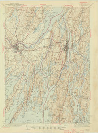 Bath 1945 topographic map thumbnail