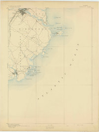 Biddeford 1893 topographic map thumbnail