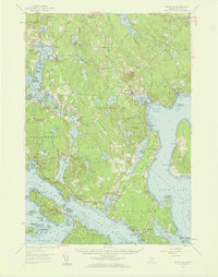 Blue Hill 1957 topographic map thumbnail