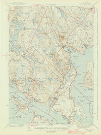 Blue Hill 1944 topographic map thumbnail
