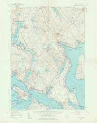 Blue Hill 1957 topographic map thumbnail