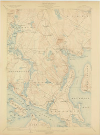 Bluehill topographic map thumbnail