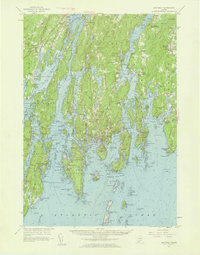 Boothbay topographic map thumbnail