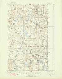 Bridgewater 1951 topographic map thumbnail