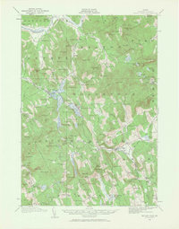 Bryant Pond 1911 topographic map thumbnail