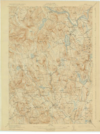 Buckfield 1913 topographic map thumbnail