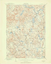 Buckfield 1911 topographic map thumbnail