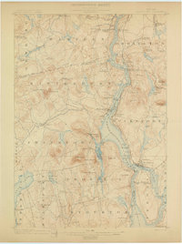 Bucksport 1900 topographic map thumbnail