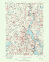 Bucksport 1955 topographic map thumbnail