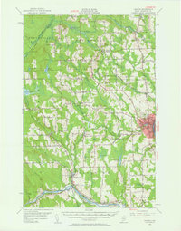 Caribou 1953 topographic map thumbnail