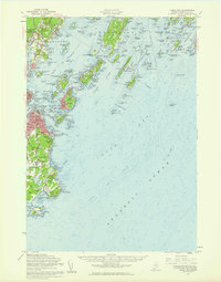 Casco Bay topographic map thumbnail