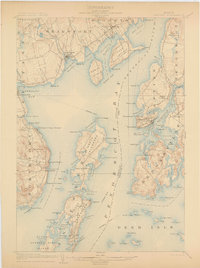 Castine 1904 topographic map thumbnail