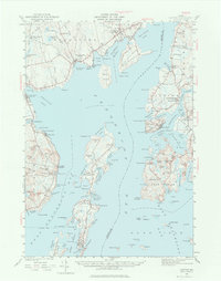 Castine 1941 topographic map thumbnail