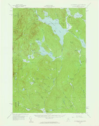 Caucomgomoc Lake topographic map thumbnail