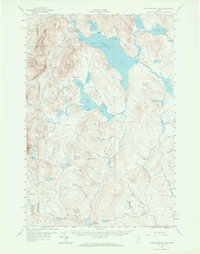 Caucomgomoc Lake 1958 topographic map thumbnail