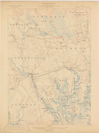 Cherryfield 1904 topographic map thumbnail