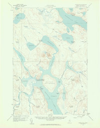 Chesuncook 1958 topographic map thumbnail