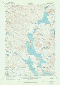 Churchill Lake 1962 topographic map thumbnail
