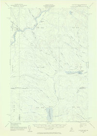 Clayton Lake 1955 topographic map thumbnail