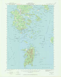Deer Isle 1942 topographic map thumbnail