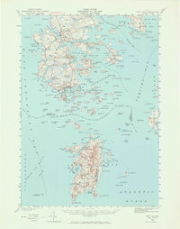 Deer Isle 1942 topographic map thumbnail