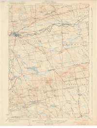 Dover-Foxcroft 1935 topographic map thumbnail