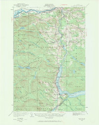 Eagle Lake 1928 topographic map thumbnail