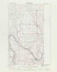 Fort Fairfield 1951 topographic map thumbnail
