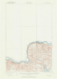 Frenchville 1932 topographic map thumbnail