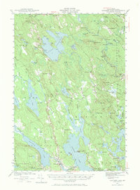 Gardner Lake 1941 topographic map thumbnail