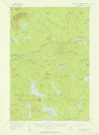 Grand Lake Seboeis 1954 topographic map thumbnail