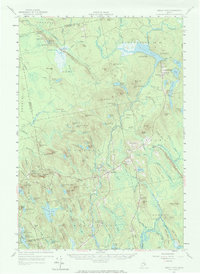 Great Pond 1957 topographic map thumbnail