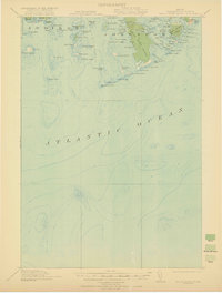 Great Wass Island 1921 topographic map thumbnail