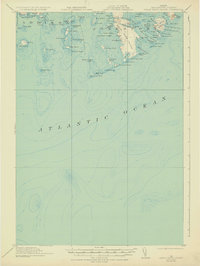 Great Wass Island 1921 topographic map thumbnail