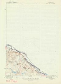 Grand Isle 1940 topographic map thumbnail