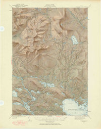 Katahdin 1949 topographic map thumbnail