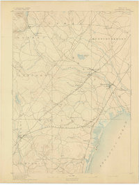 Kennebunk 1893 topographic map thumbnail