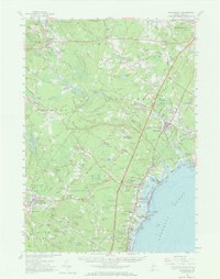 Kennebunk 1956 topographic map thumbnail