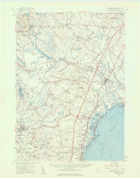Kennebunk 1956 topographic map thumbnail