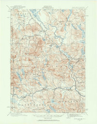 Kezar Falls 1910 topographic map thumbnail